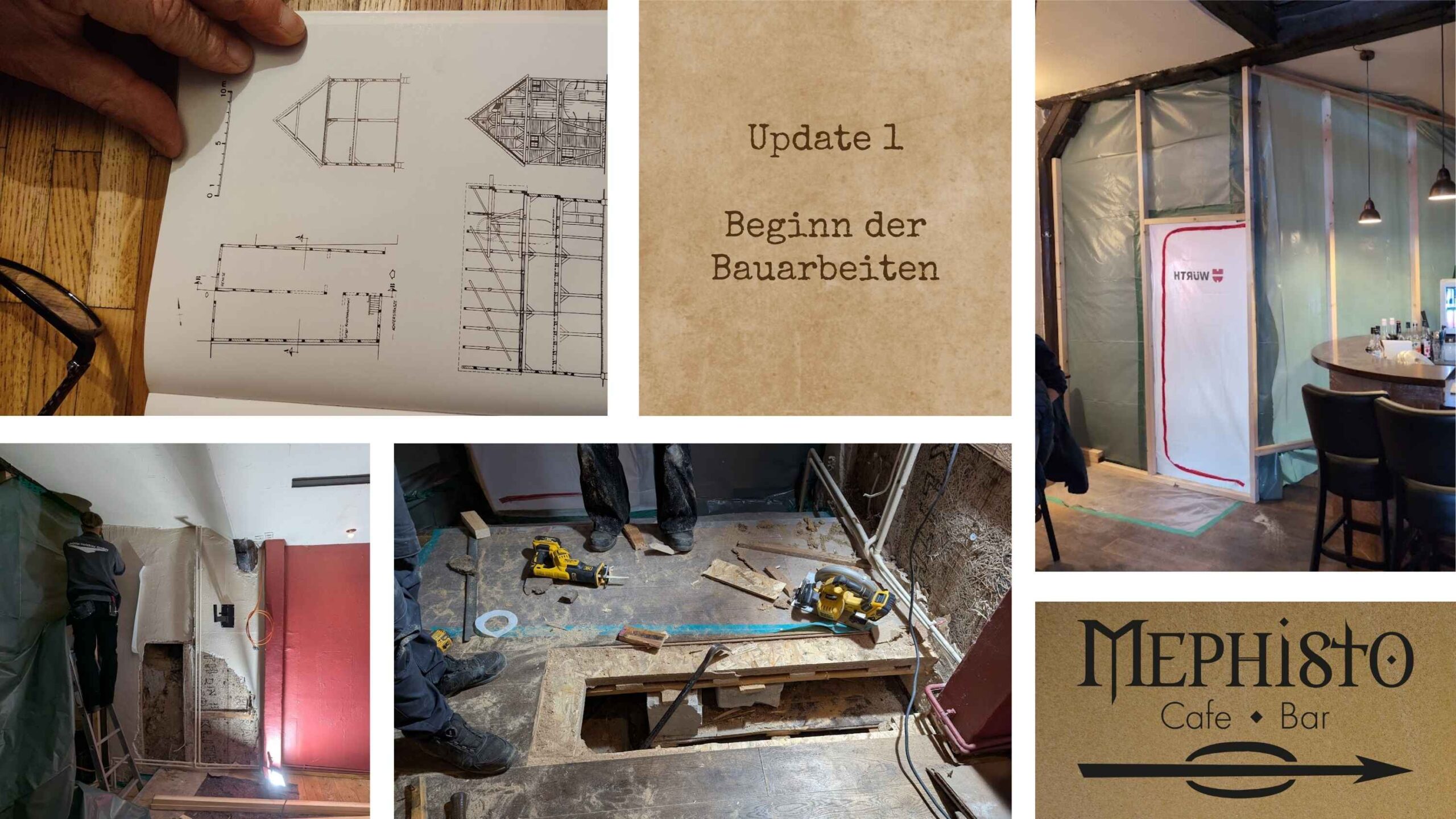 Sanierungsarbeiten im Mephisto
